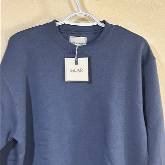 Gear For Sports Pastel Blue Sweatshirt No Printing Soft Cotton NWT Retail $49 - Picture 3 of 7